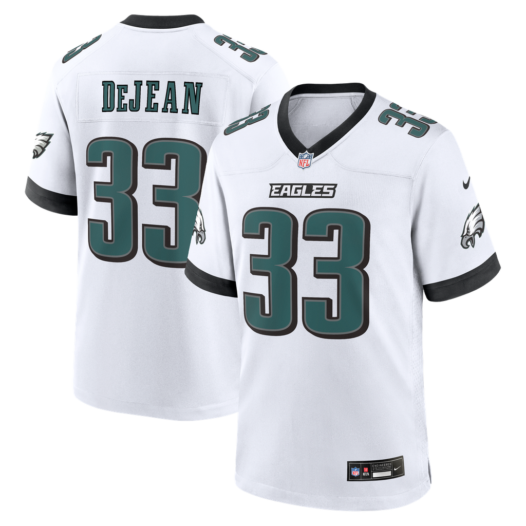 Cooper DeJean Philadelphia Eagles Nike Game Official Jersey -  White