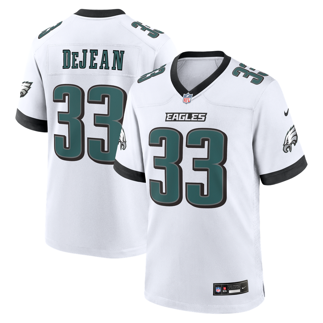 Cooper DeJean Philadelphia Eagles Nike Game Official Jersey -  White