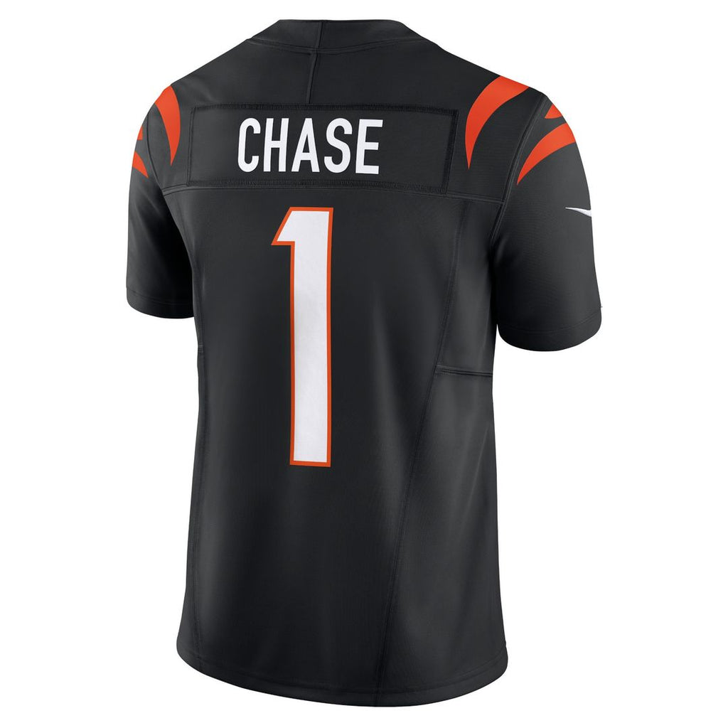 Ja'Marr Chase Cincinnati Bengals Nike Vapor F.U.S.E. Limited Official Jersey - Black