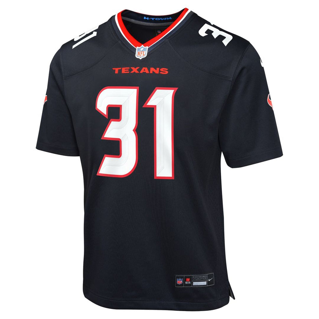 Dameon Pierce Houston Texans Nike Youth Game Official Jersey - Navy