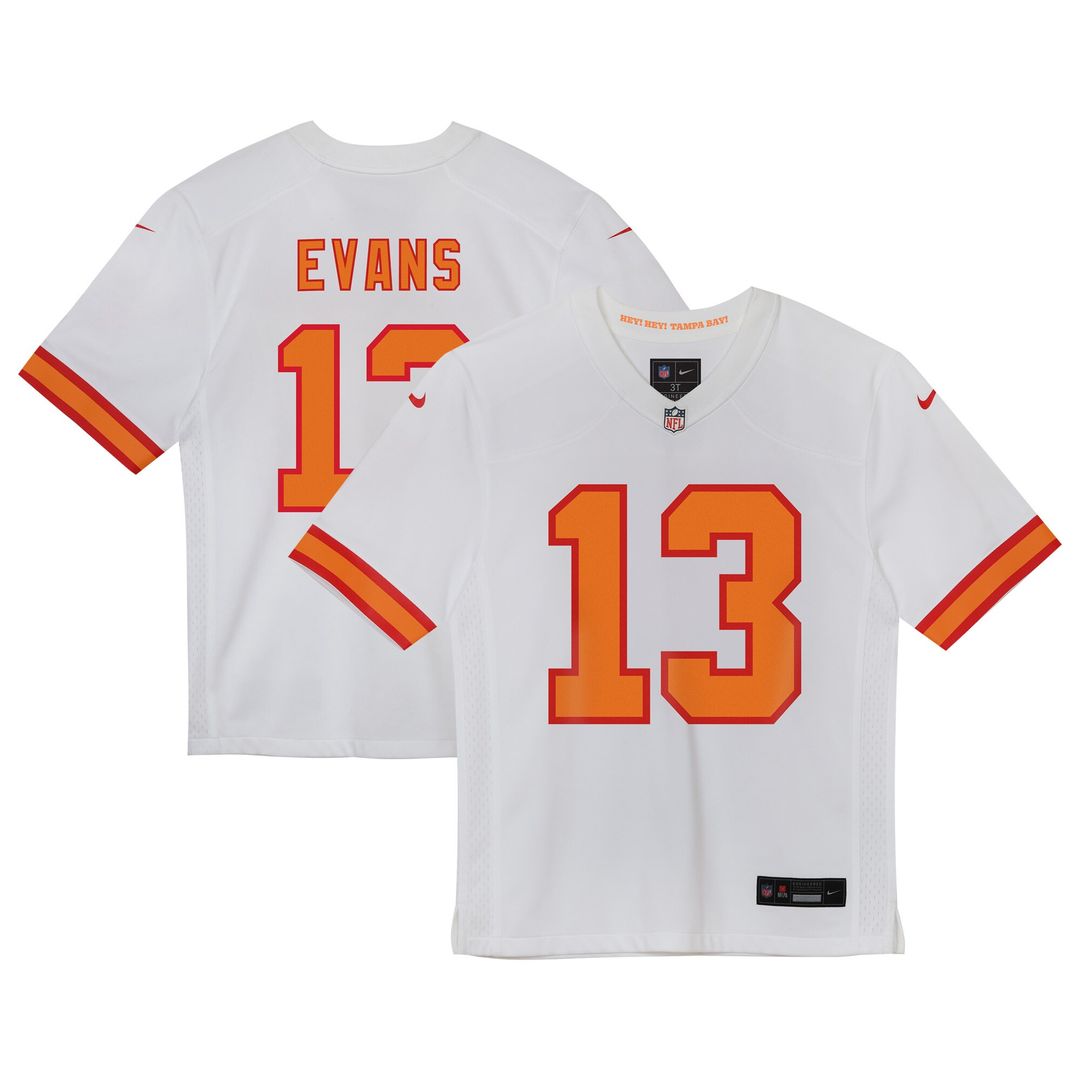 Mike Evans '76 Tampa Bay Buccaneers Preschool  Game Official Jersey - White