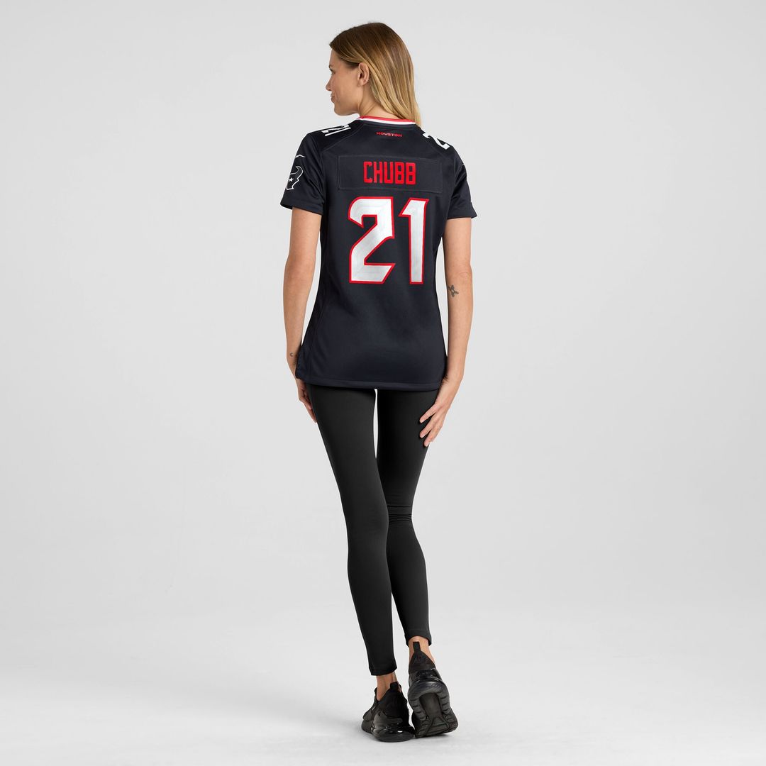 Nick Chubb Houston Texans Nike Women's Team Game Jersey - Navy