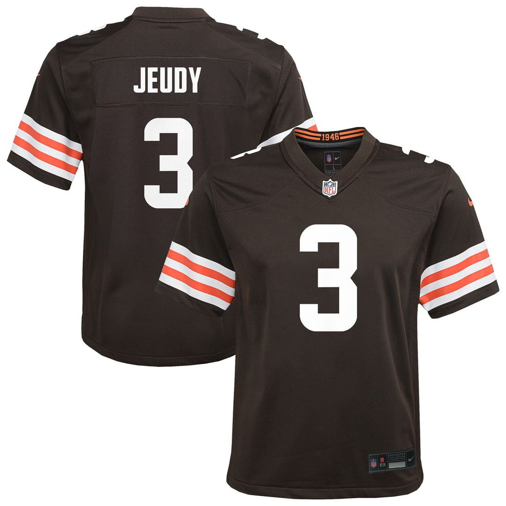 Jerry Jeudy Cleveland Browns Nike Youth Team Game Official Jersey - Brown