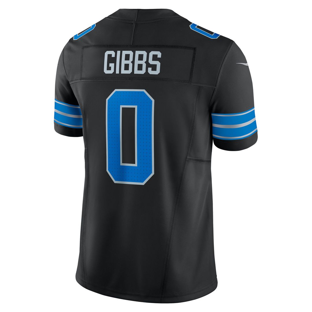 Jahmyr Gibbs Detroit Lions Nike 2nd Alternate Vapor F.U.S.E. Limited Official Jersey - Black
