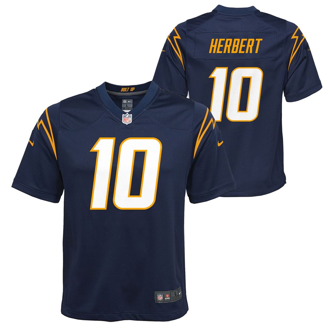 Justin Herbert Los Angeles Chargers Nike Youth Game Jersey - Powder Blue
