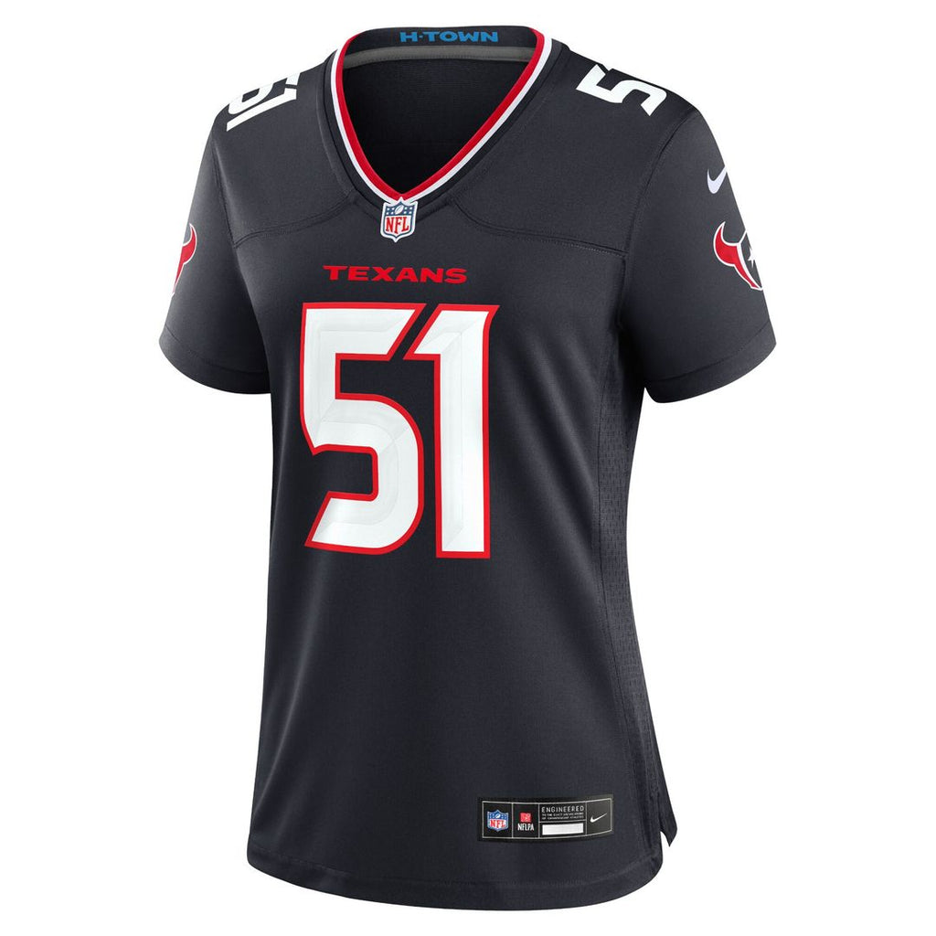 Will Anderson Jr. Houston Texans Nike Women's Game Official Jersey - Navy