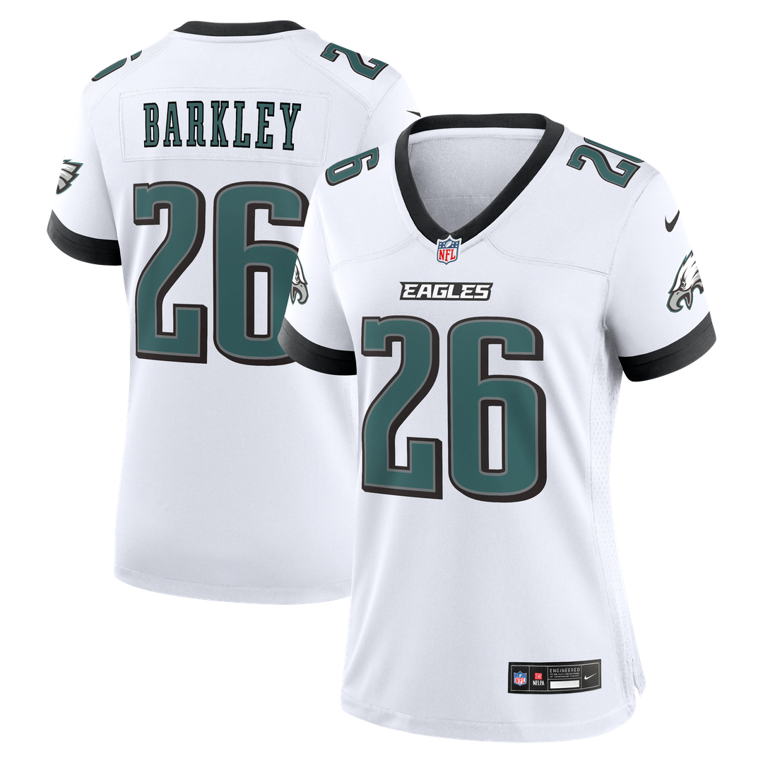 Saquon Barkley Philadelphia Eagles Nike Women's Game Official Jersey -  White