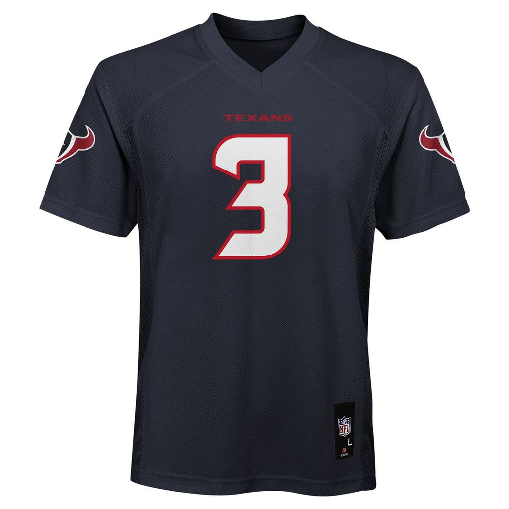 Tank Dell Houston Texans Youth Player Replica Jersey - Navy