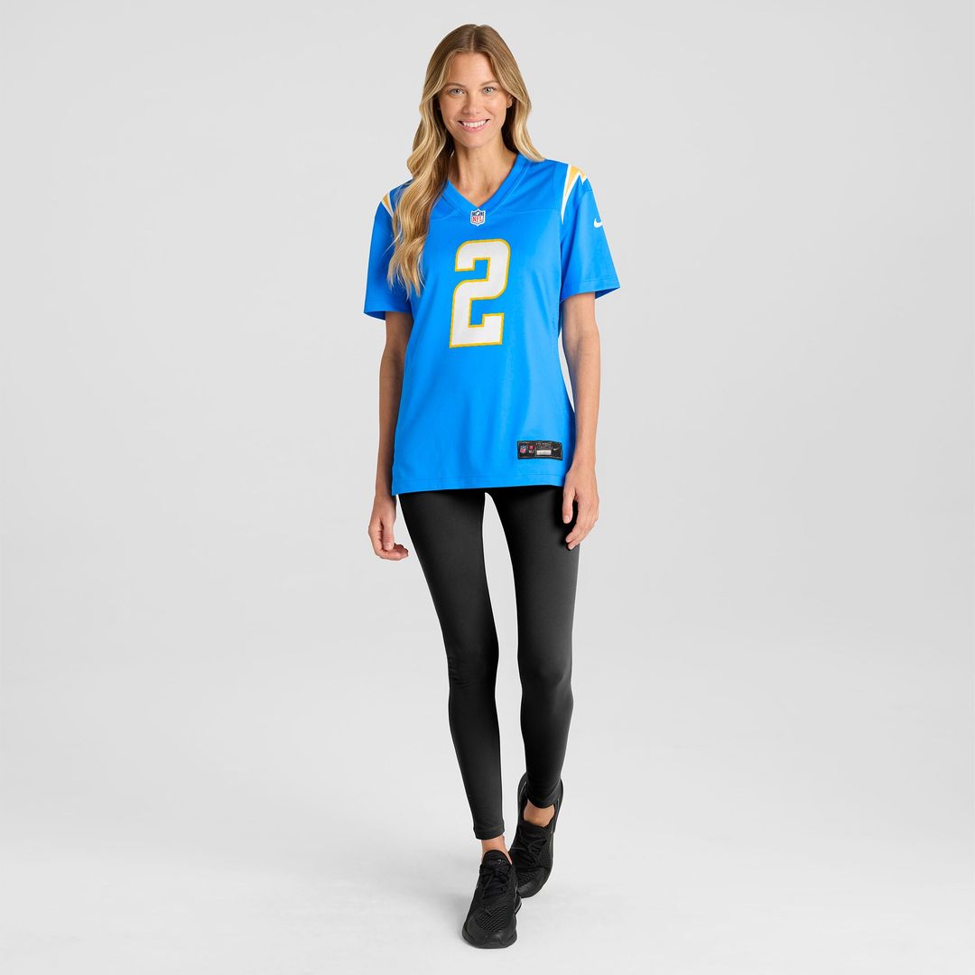 Elijah Molden Los Angeles Chargers Nike Women's Team Game Jersey - Powder Blue