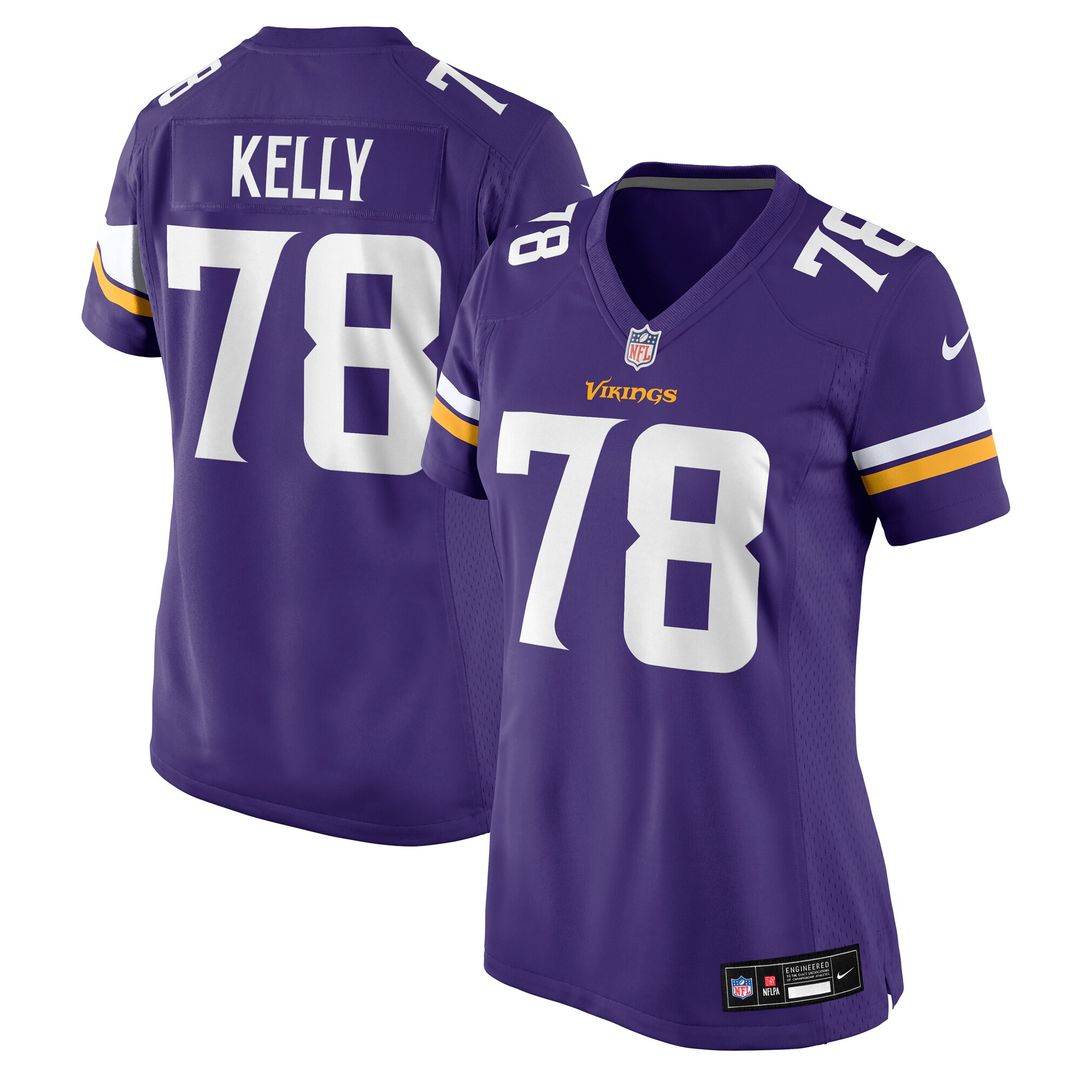 Ryan Kelly Minnesota Vikings Nike Women's Team Game Official Jersey -  Purple