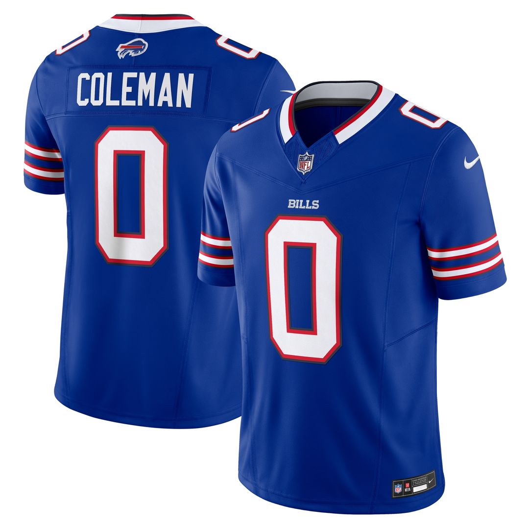 Keon Coleman Buffalo Bills Nike Team Vapor F.U.S.E. Limited Official Jersey - Royal