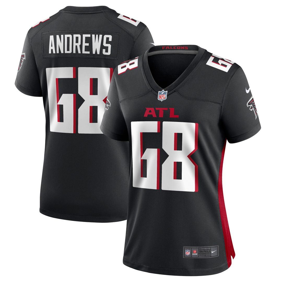 Josh Andrews Atlanta Falcons Nike Women's Game Player Official Jersey - Black