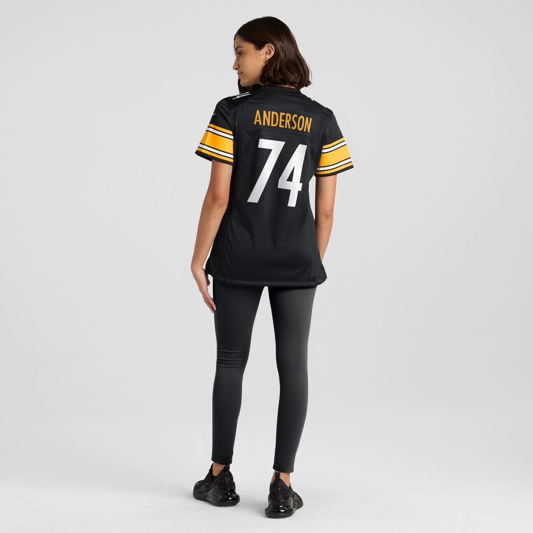 Spencer Anderson Pittsburgh Steelers Nike Women's  Game Official Jersey -  Black