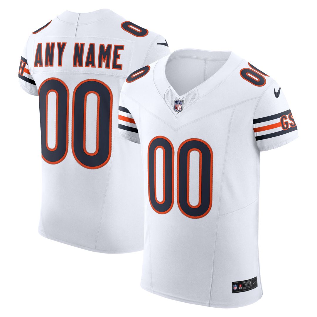 Chicago Bears Nike Vapor F.U.S.E. Elite Custom Jersey - White