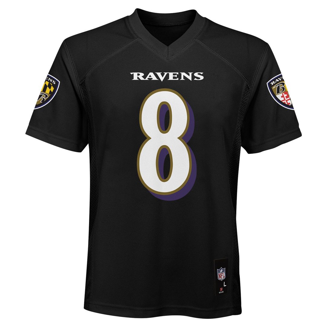 Lamar Jackson Baltimore Ravens Preschool Player Replica Jersey - Black