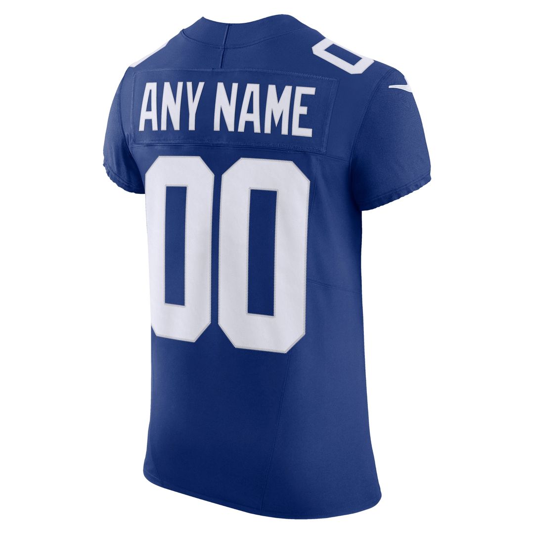 New York Giants Nike Vapor F.U.S.E. Elite Custom Official Jersey - Royal