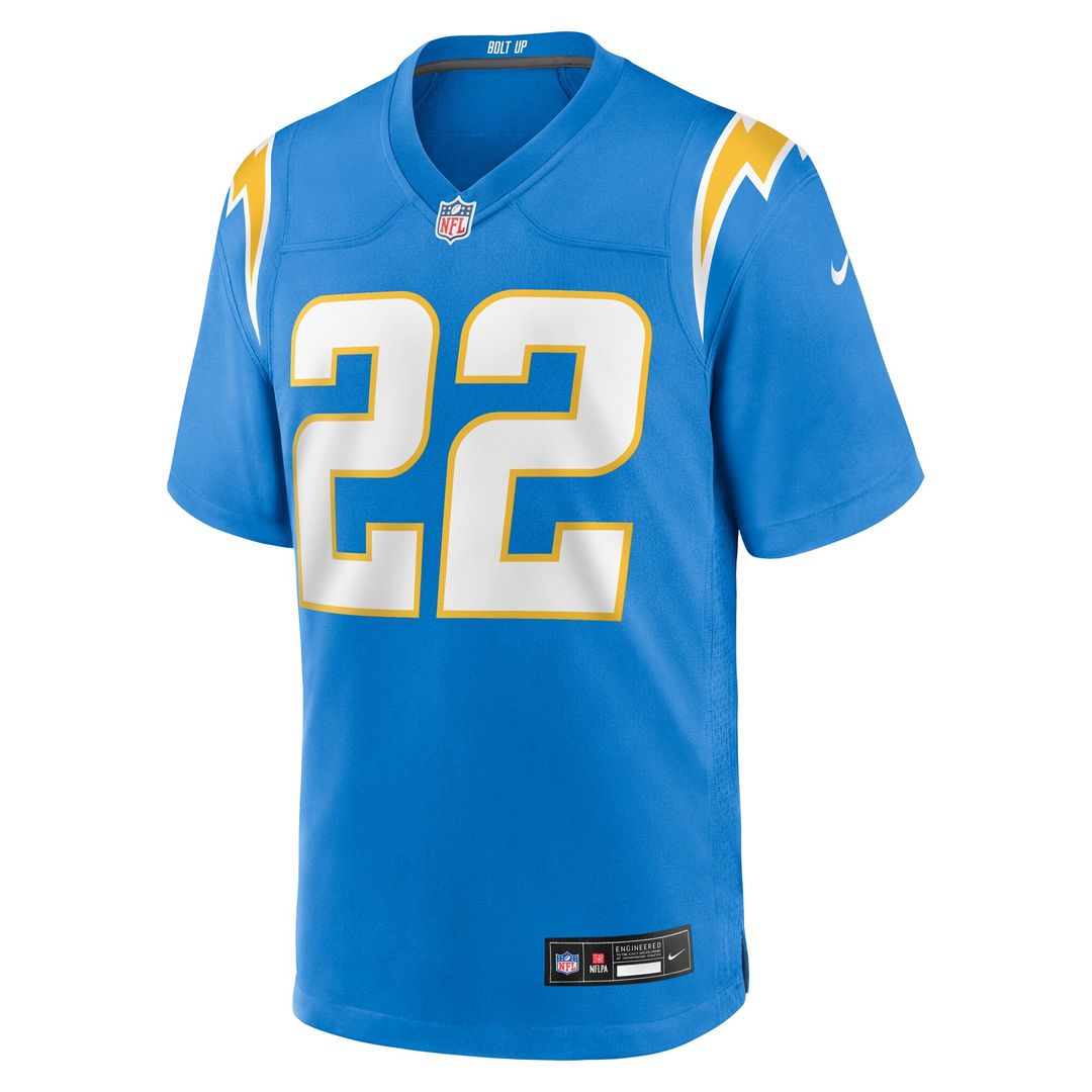 Najee Harris Los Angeles Chargers Nike Game Player Official Jersey - Powder Blue