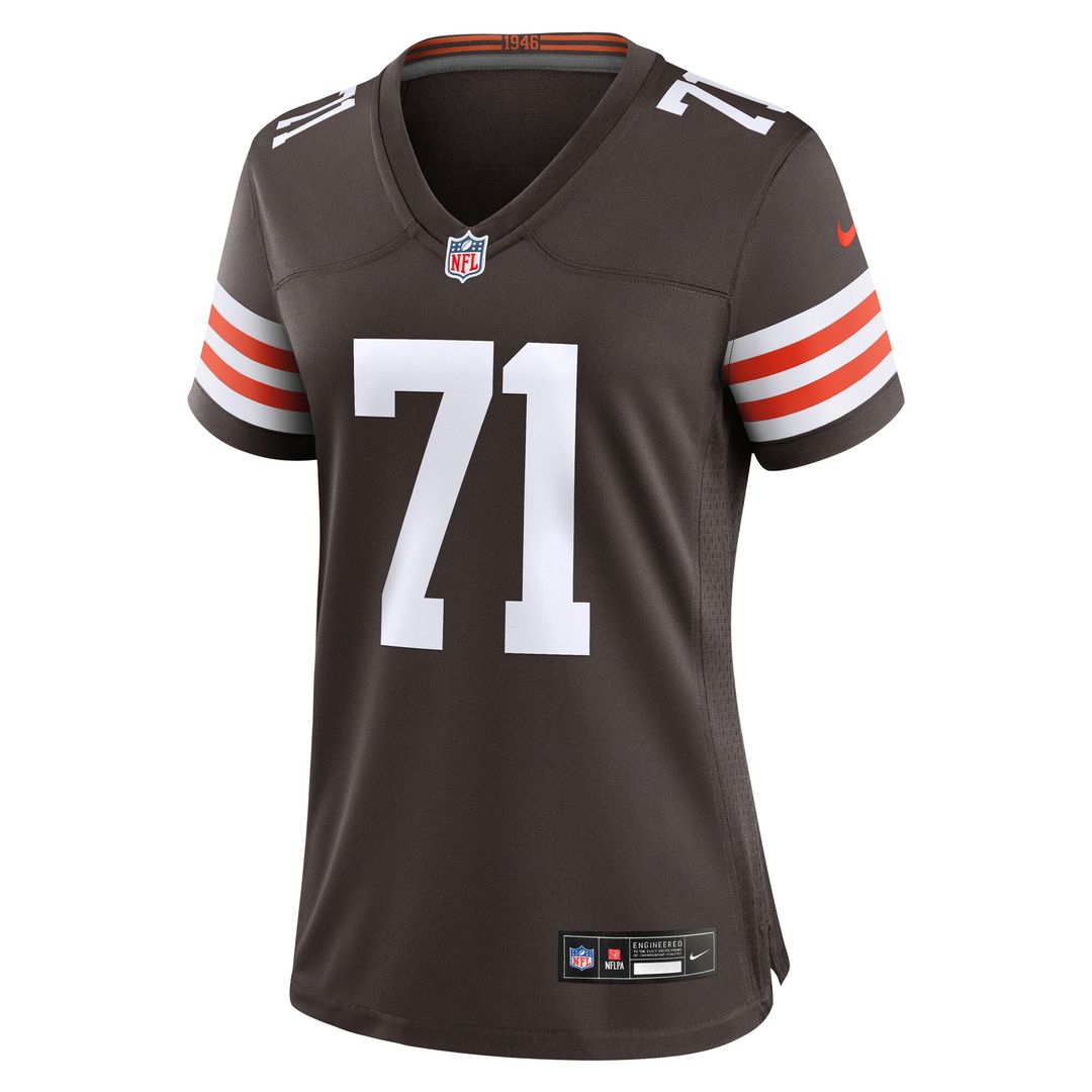 Cornelius Lucas Cleveland Browns Nike Women's Team Game Jersey - Brown