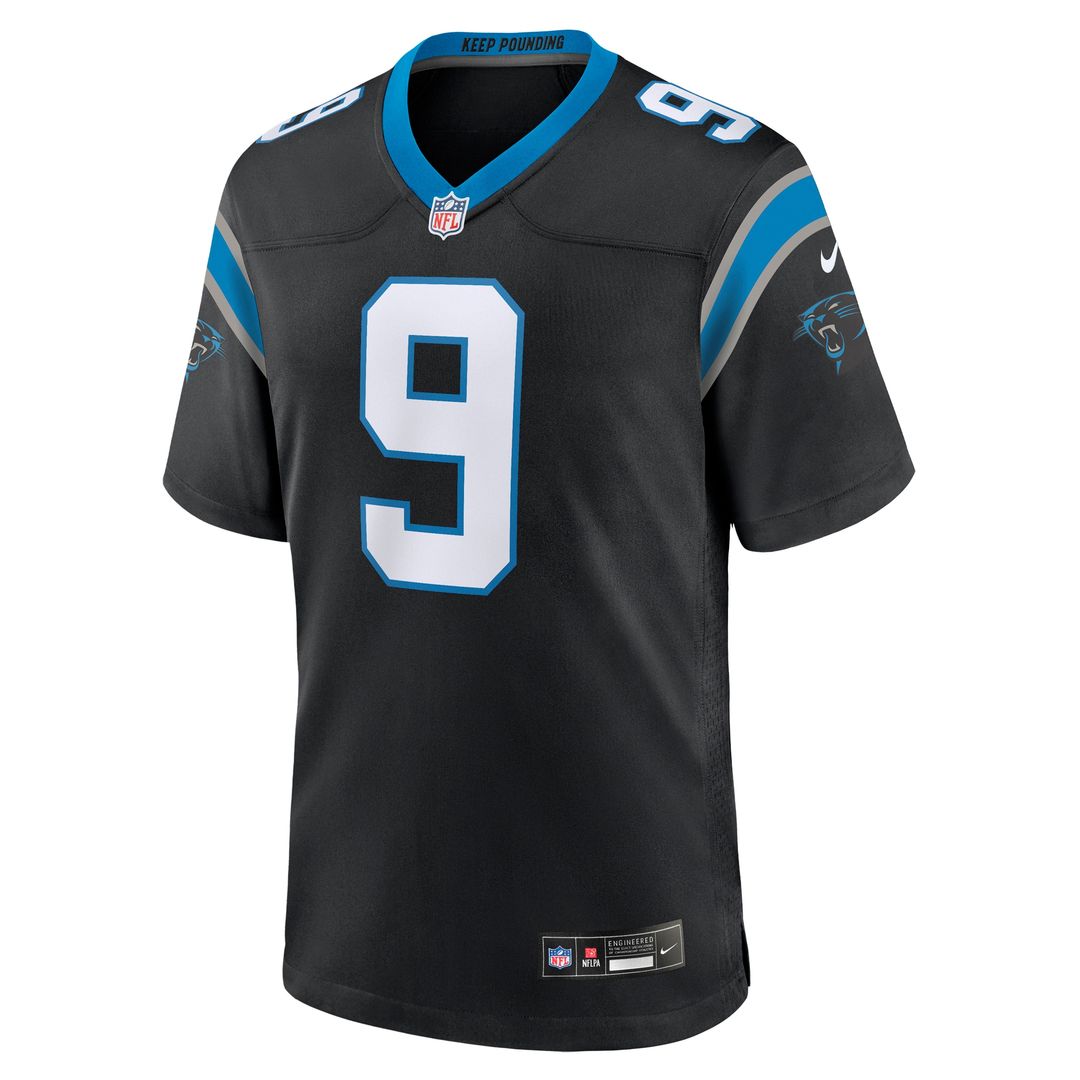 Bryce Young Carolina Panthers Nike Team Game Official Jersey - Black