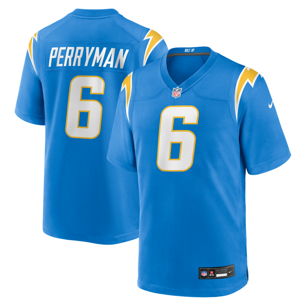 Denzel Perryman Los Angeles Chargers Nike Team Game Jersey - Powder Blue