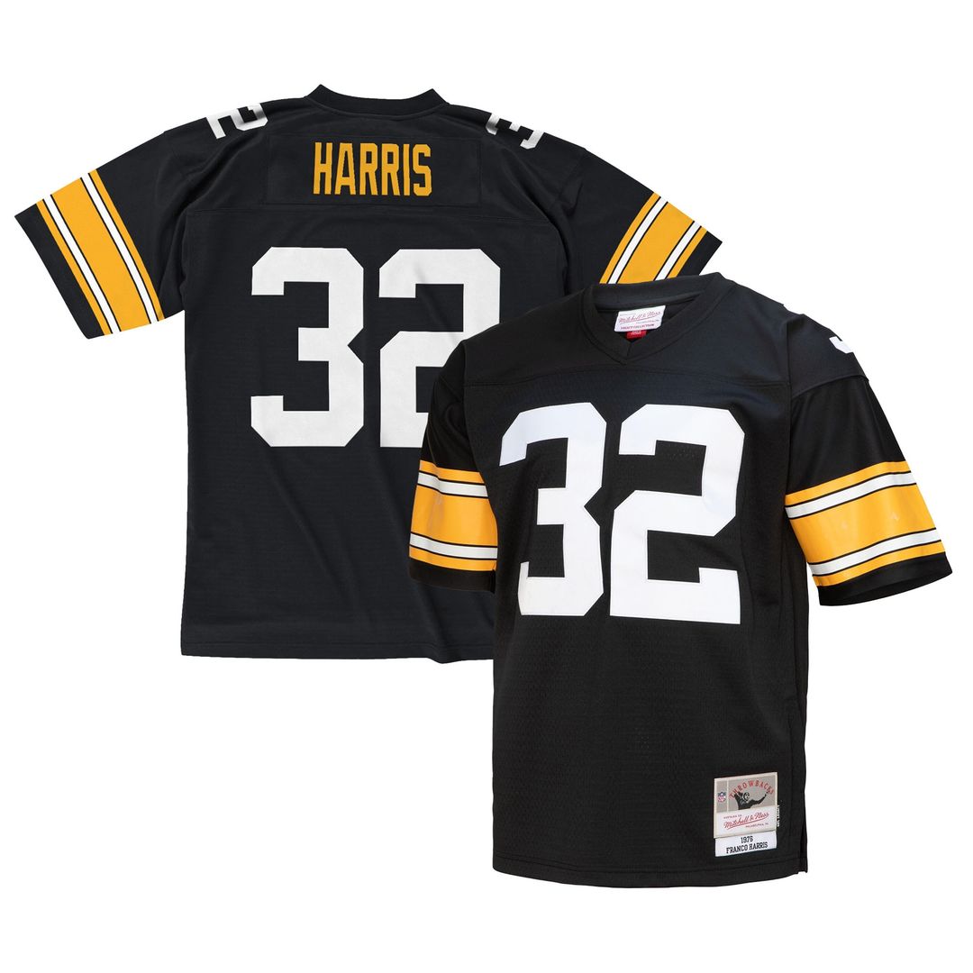 Franco Harris Pittsburgh Steelers Mitchell & Ness Legacy Replica Official Jersey - White