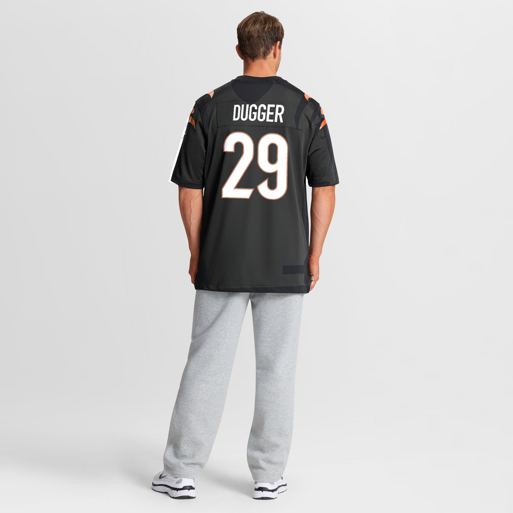 Kyle Dugger Cincinnati Bengals Nike Team Game Jersey - Black