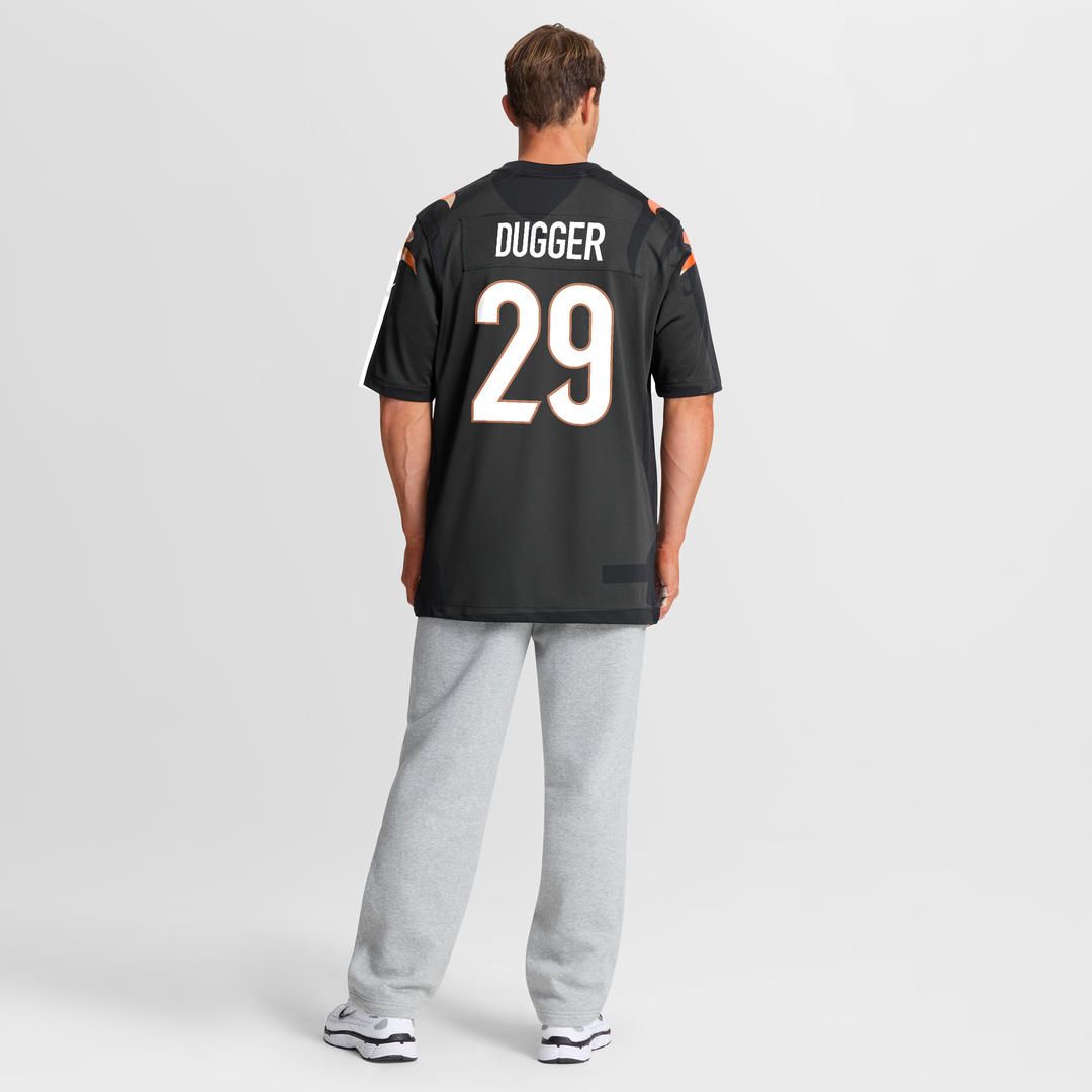 Kyle Dugger Cincinnati Bengals Nike Team Game Jersey - Black