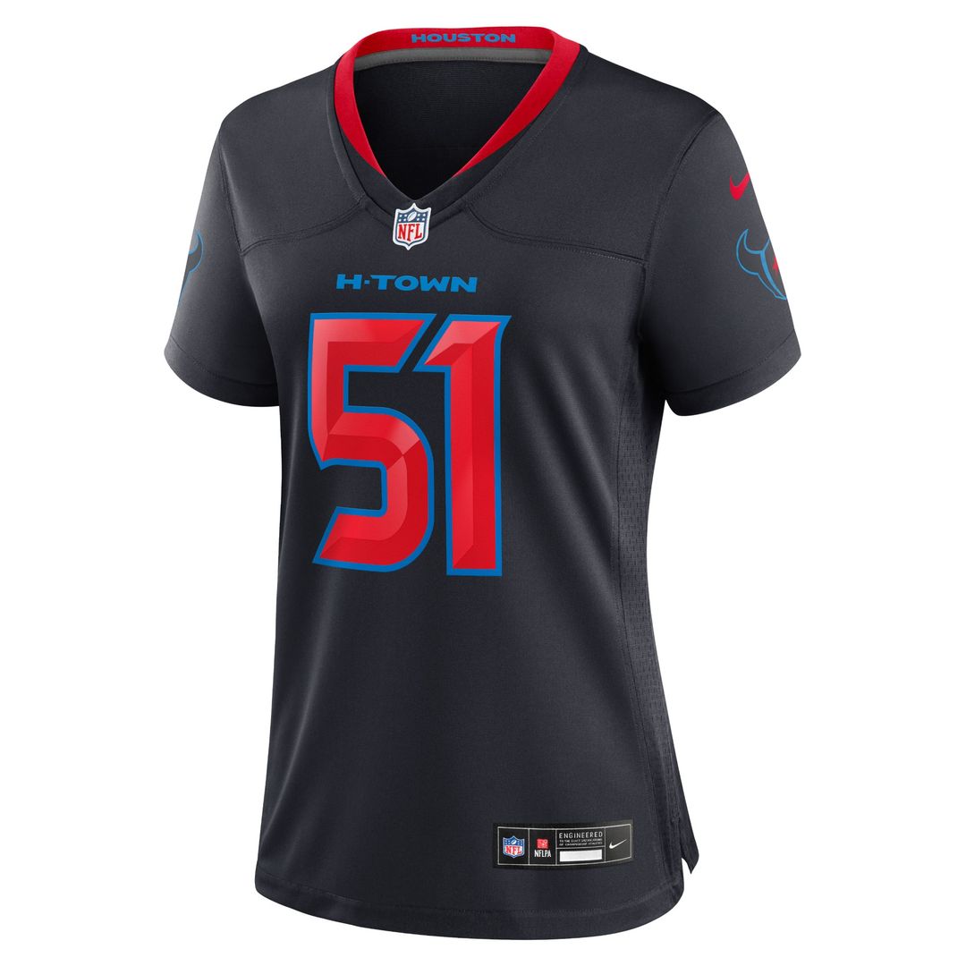 Will Anderson Jr. Houston Texans Nike Women's 2nd Alternate Game Official Jersey - Navy