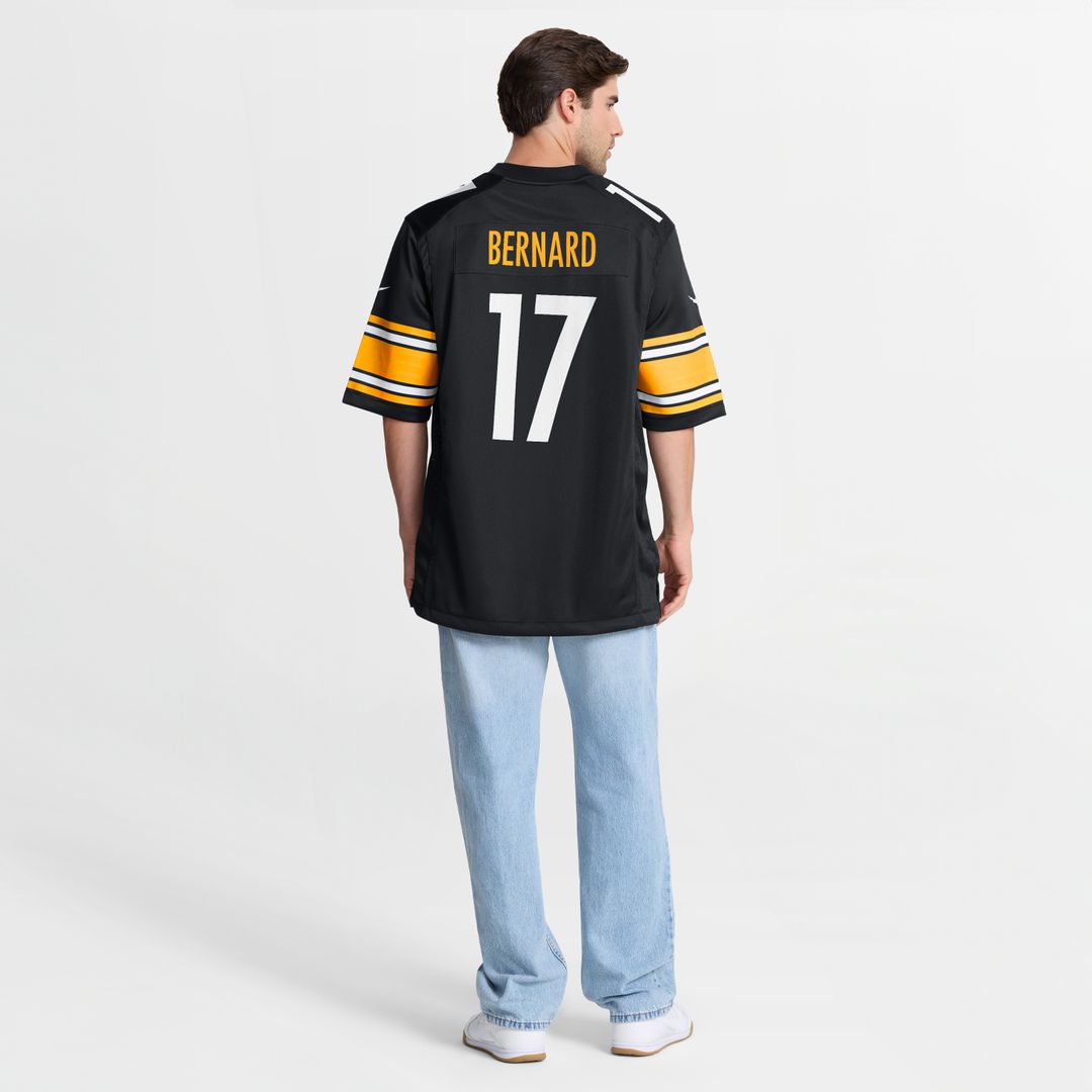 Germie Bernard Pittsburgh Steelers Nike Game Jersey - Black