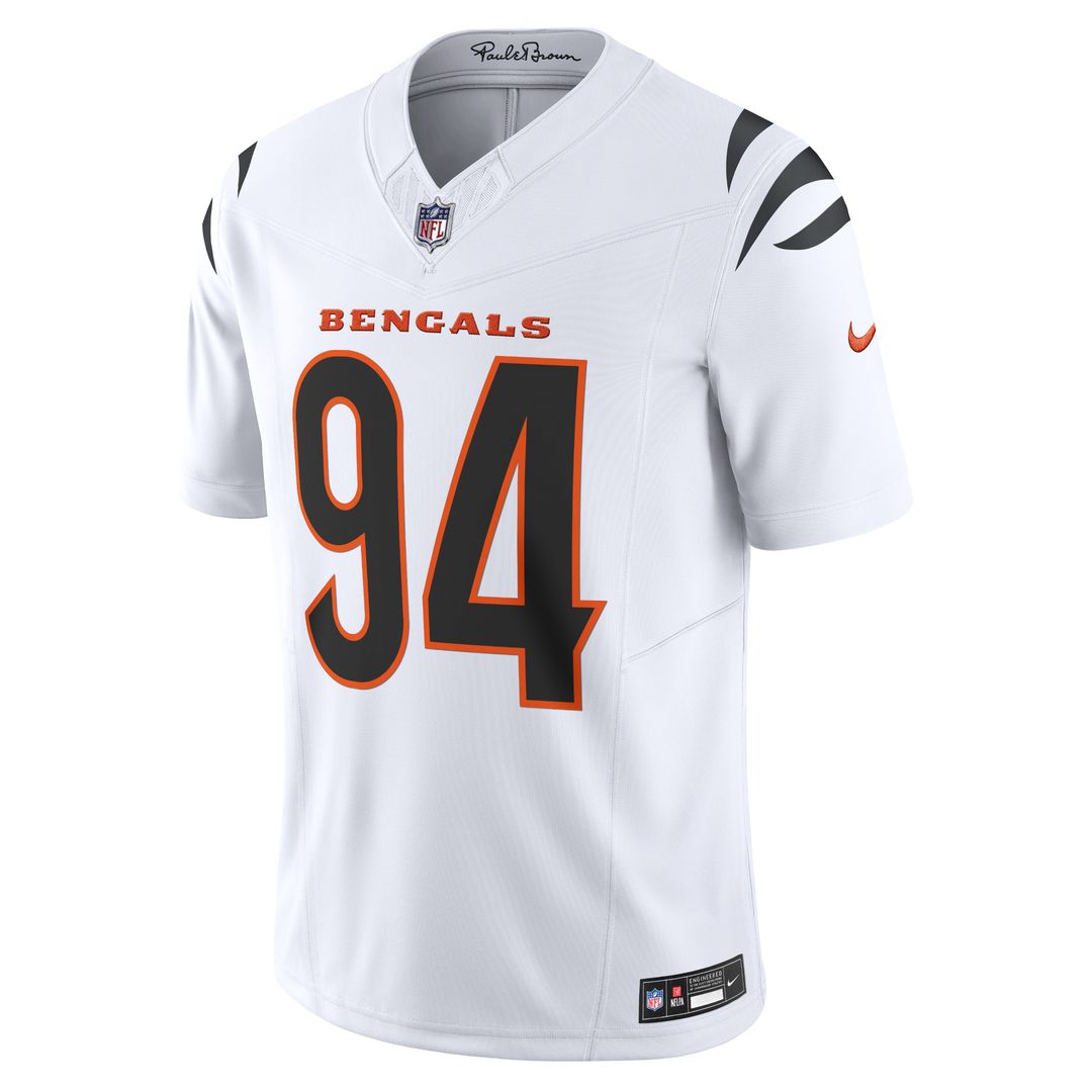Sam Hubbard Cincinnati Bengals Nike Vapor F.U.S.E. Limited Official Jersey - White