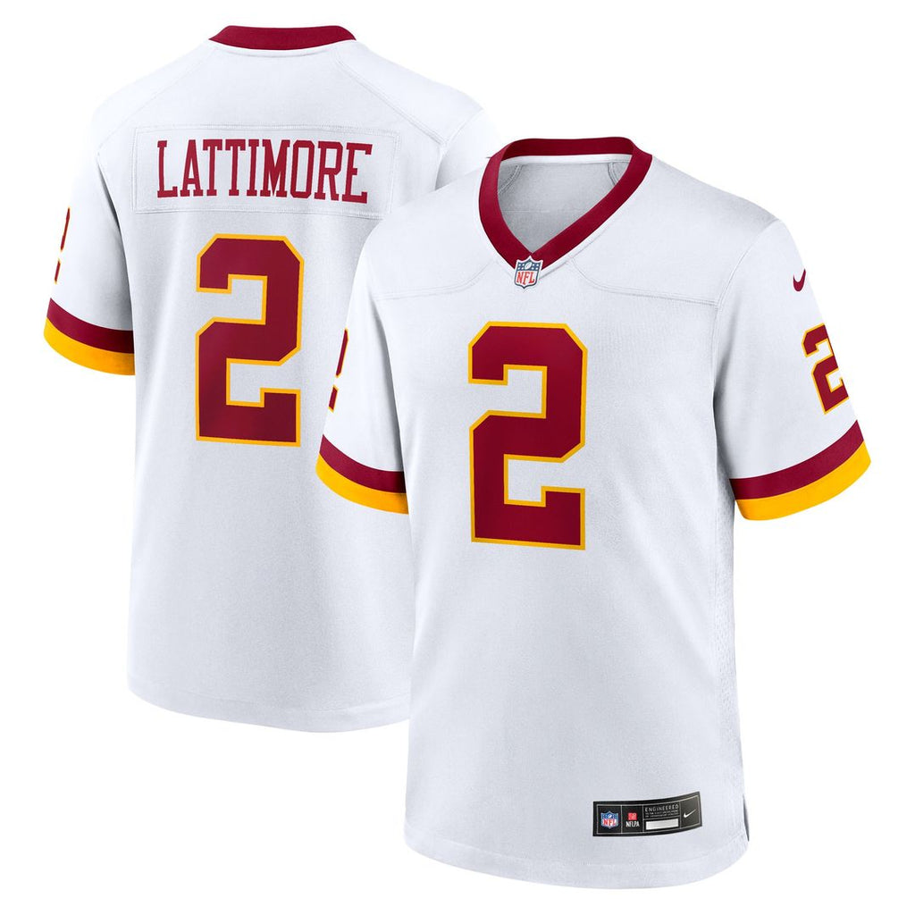 Marshon Lattimore Washington Commanders Nike Game Super Bowl Era Official Jersey - White