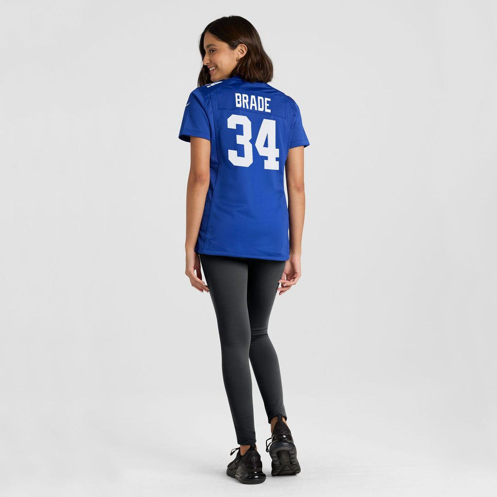 Beau Brade New York Giants Nike Women's Team Game Official Jersey -  Royal