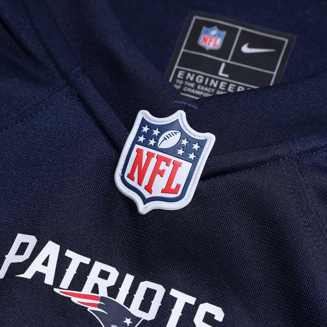 Elijah Ponder New England Patriots Nike Team Game Jersey - Navy