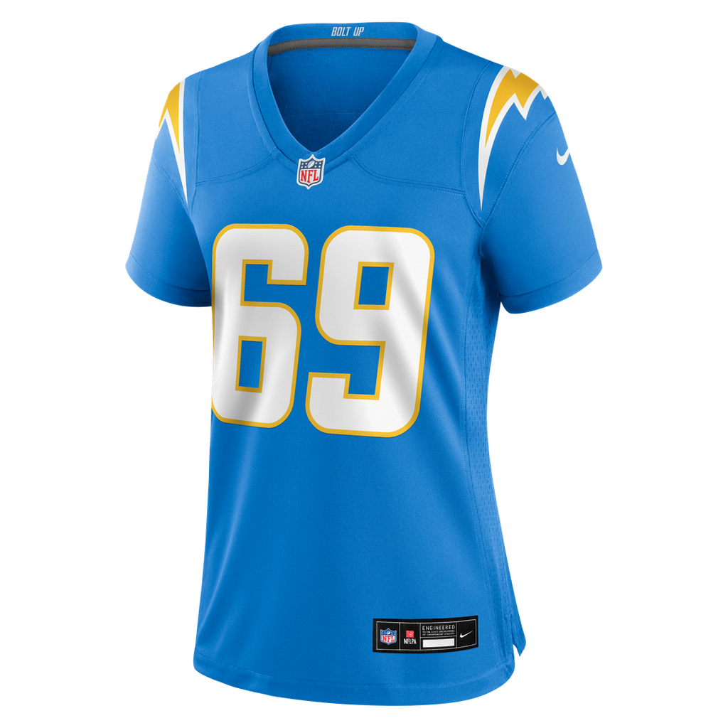 Cole Strange Los Angeles Chargers Nike Women's Team Game Official Jersey -  Powder Blue