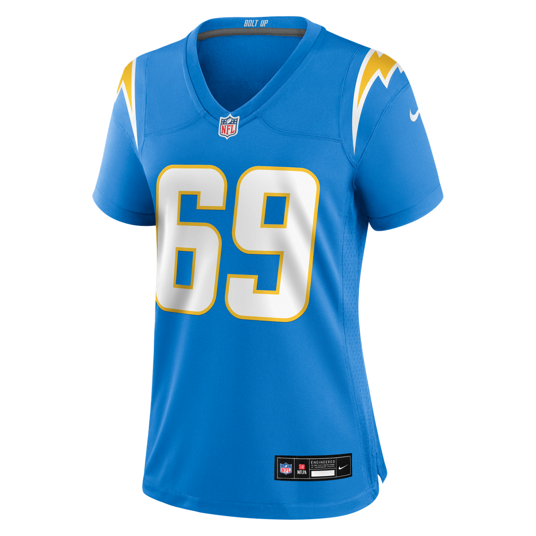 Cole Strange Los Angeles Chargers Nike Women's Team Game Official Jersey -  Powder Blue