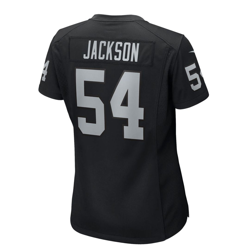 Brennan Jackson Las Vegas Raiders Nike Women's Team Game Official Jersey -  Black