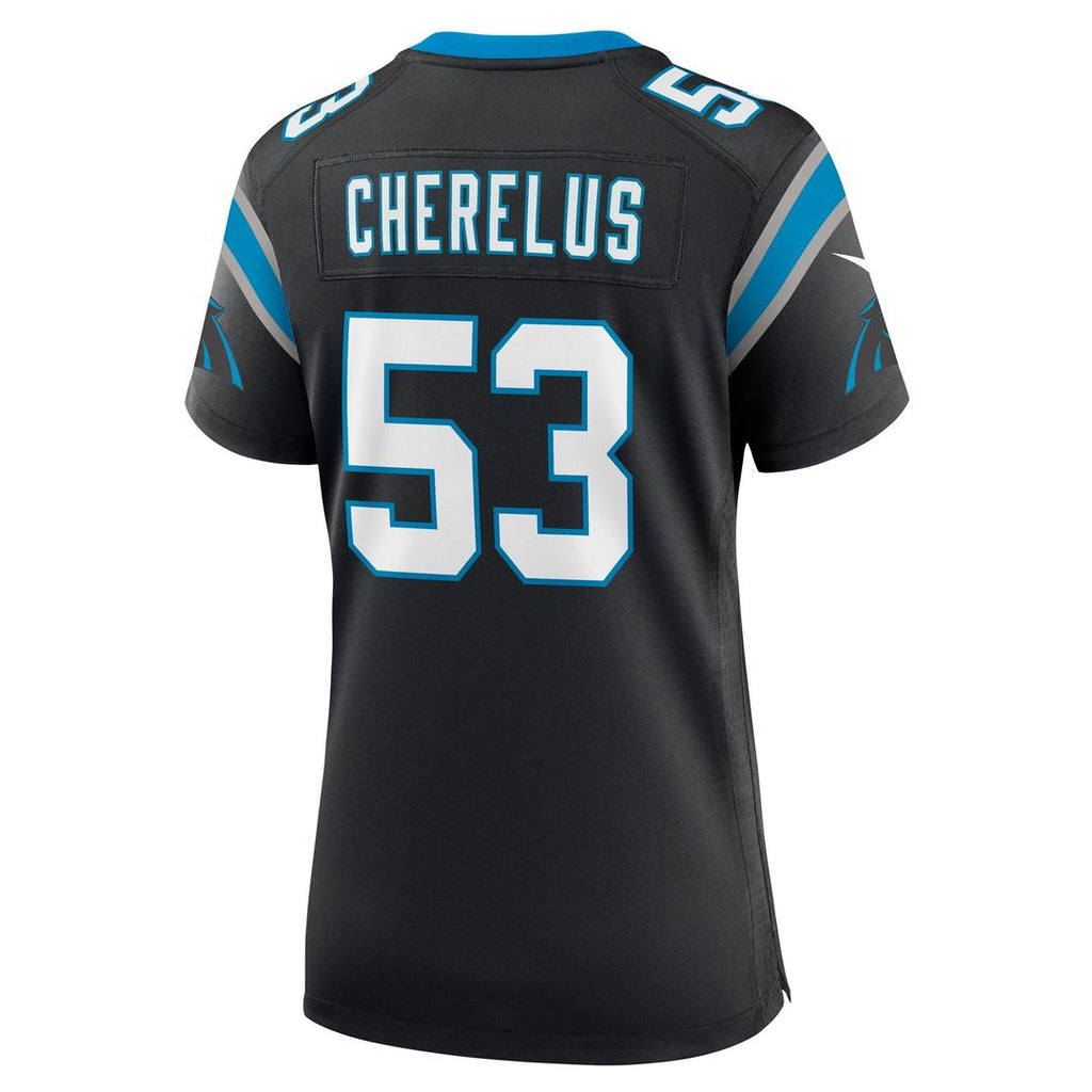 Claudin Cherelus Carolina Panthers Nike Women's Team Game Official Jersey -  Black