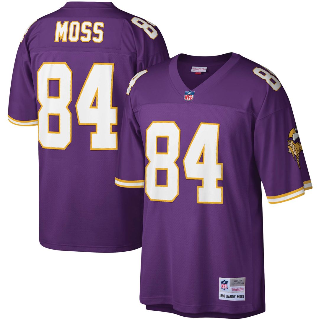 Randy Moss Minnesota Vikings Mitchell & Ness Legacy Replica Official Jersey - Purple