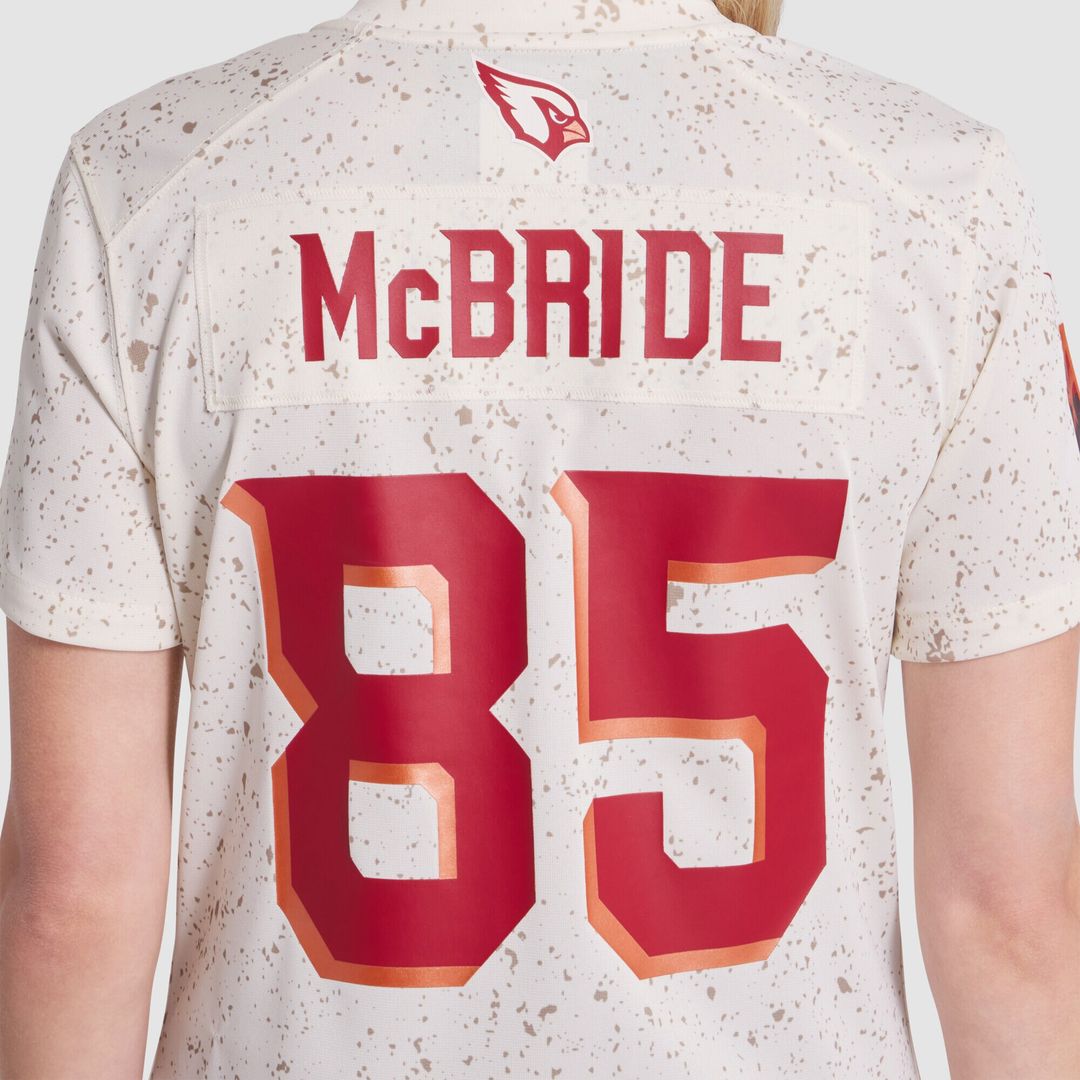 Trey McBride Arizona Cardinals Nike Women's 2025 Rivalries Collection Game Official Jersey - Natural