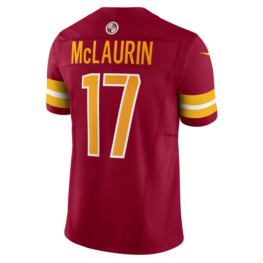 Terry McLaurin Washington Commanders Nike Vapor F.U.S.E. Limited Official Jersey - Burgundy