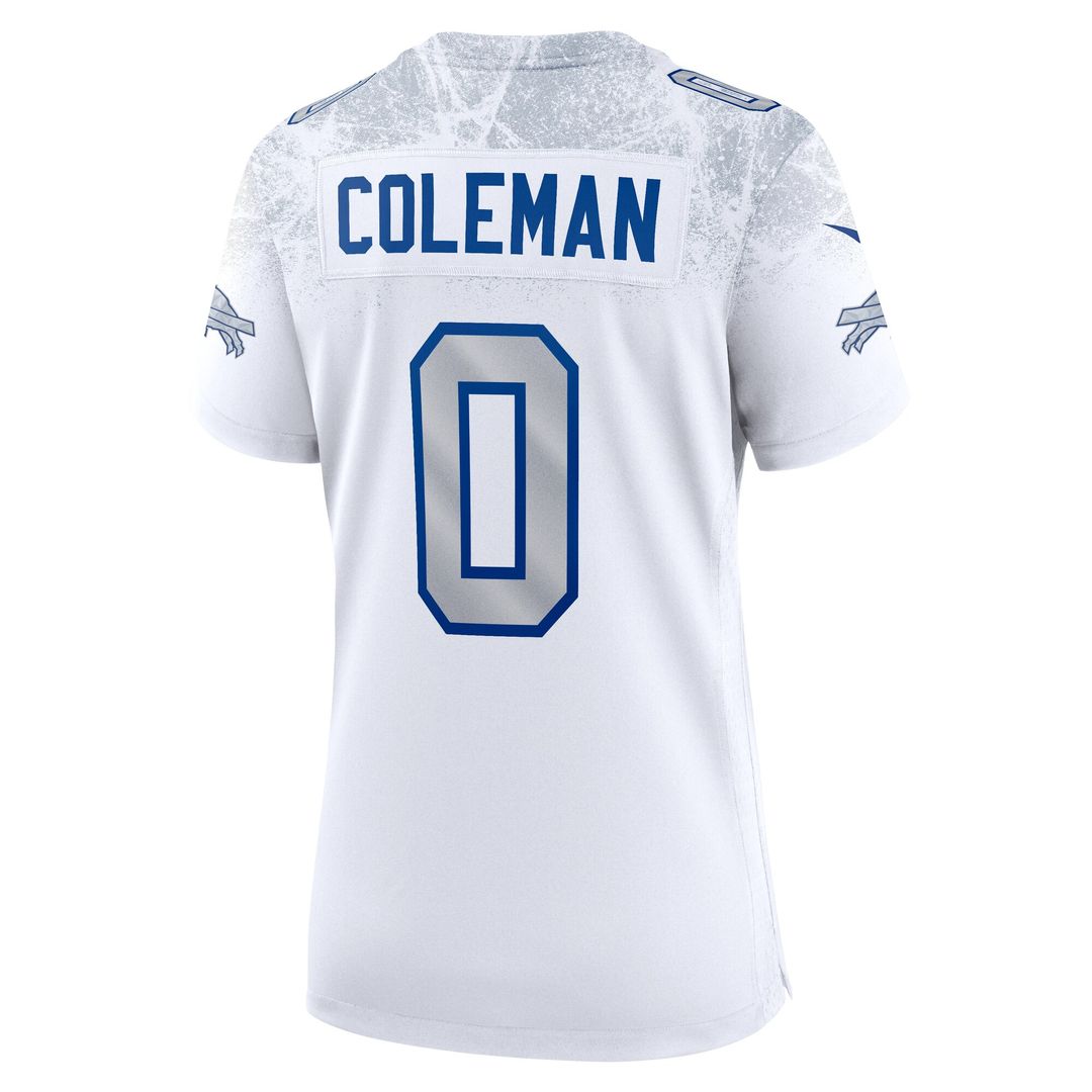 Keon Coleman Buffalo Bills Nike Women's 2025 Rivalries Collection Game Official Jersey - White