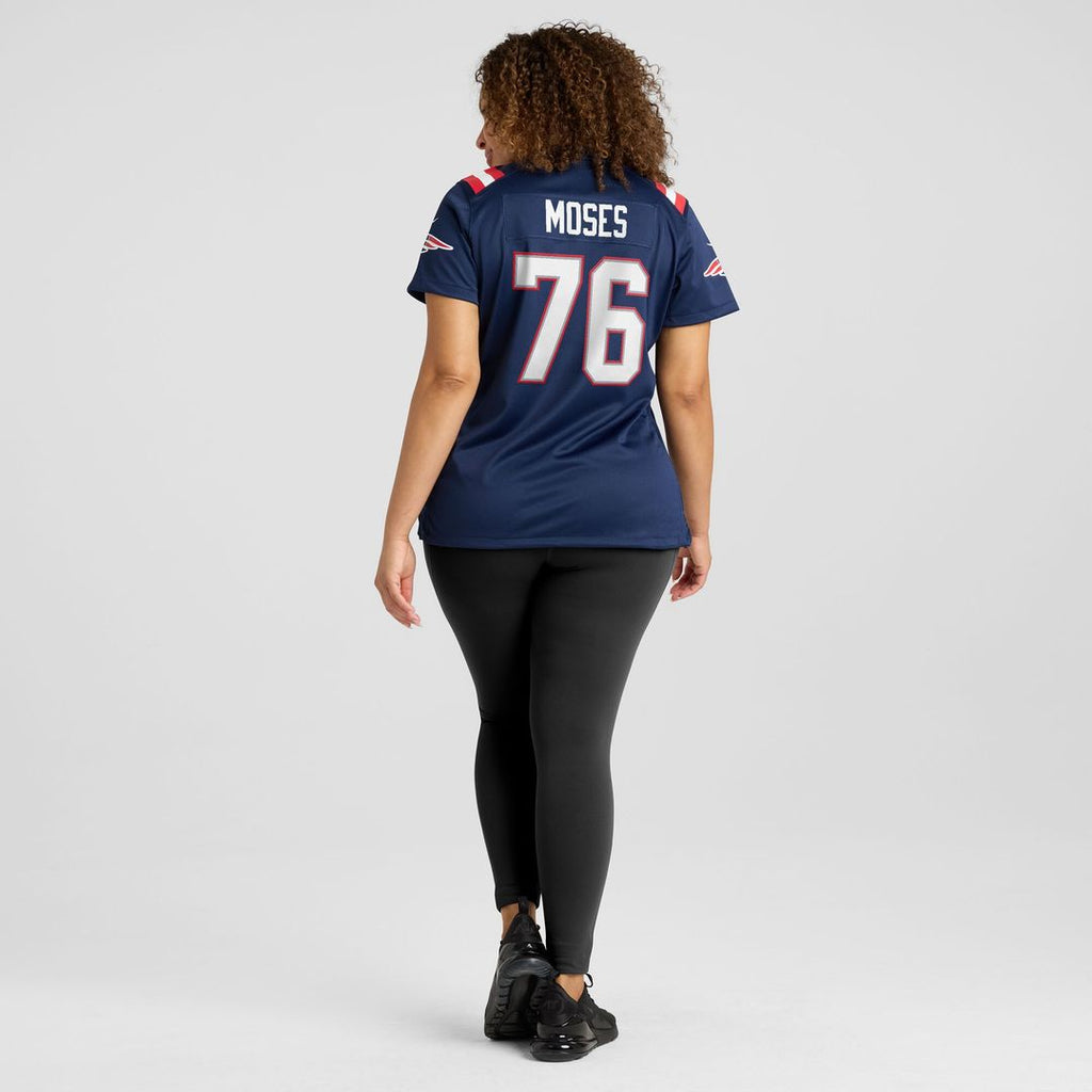 Morgan Moses New England Patriots Nike Women's Team Game Jersey - Navy