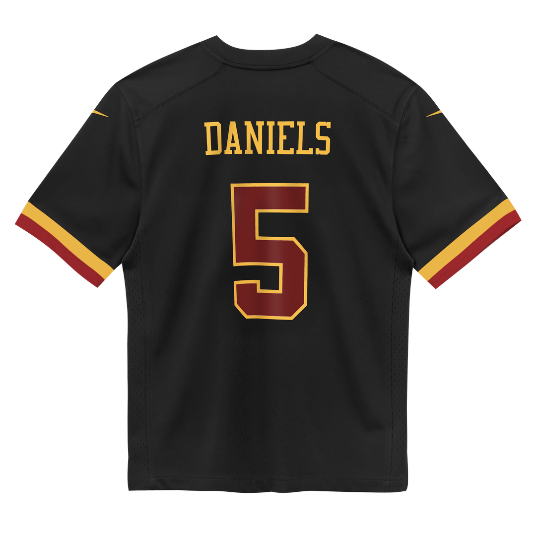 Jayden Daniels Washington Commanders Nike Toddler Alternate Game Official Jersey - Black