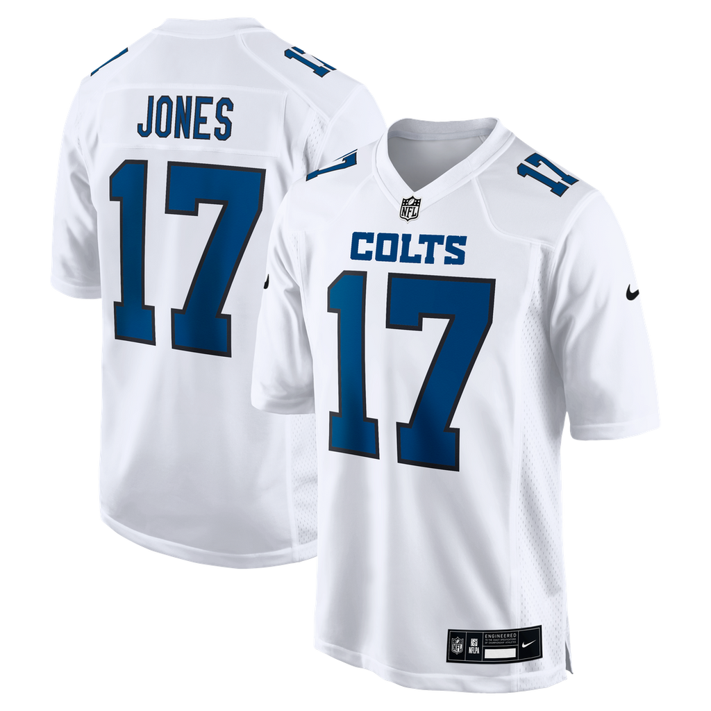 Daniel Jones Indianapolis Colts Nike Fashion Game Official Jersey - Tundra White