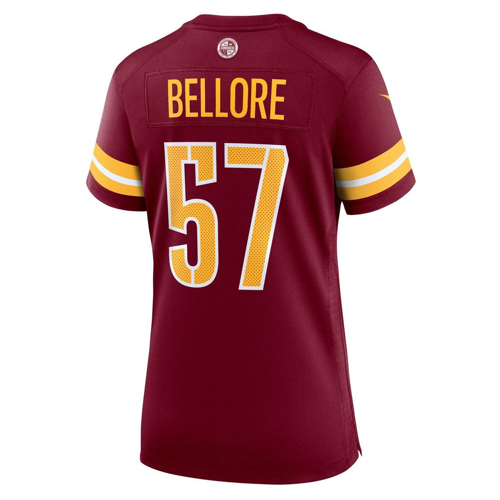 Nick Bellore Washington Commanders Nike Women's Team Game Official Jersey -  Burgundy