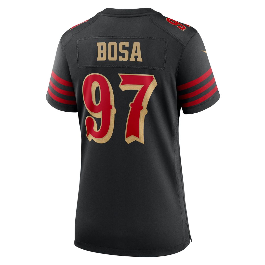 Nick Bosa San Francisco 49ers Nike Women's 2025 Rivalries Collection Game Jersey - Black