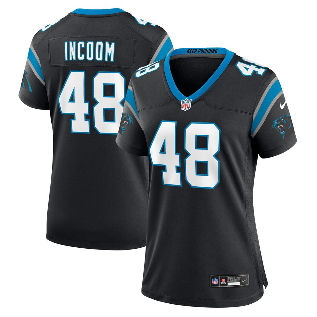 Thomas Incoom Carolina Panthers Nike Women's Team Game Official Jersey -  Black