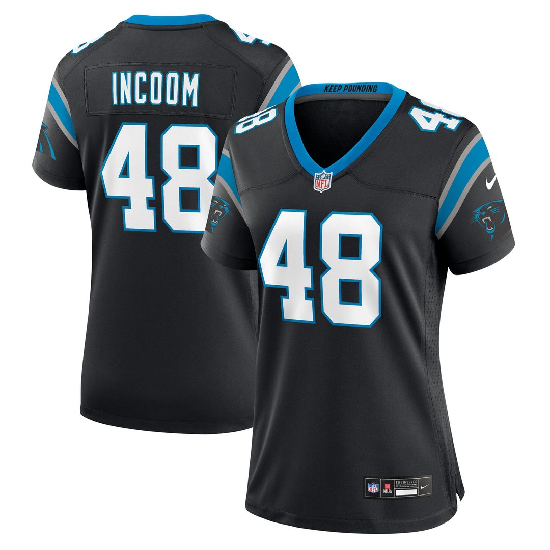 Thomas Incoom Carolina Panthers Nike Women's Team Game Official Jersey -  Black