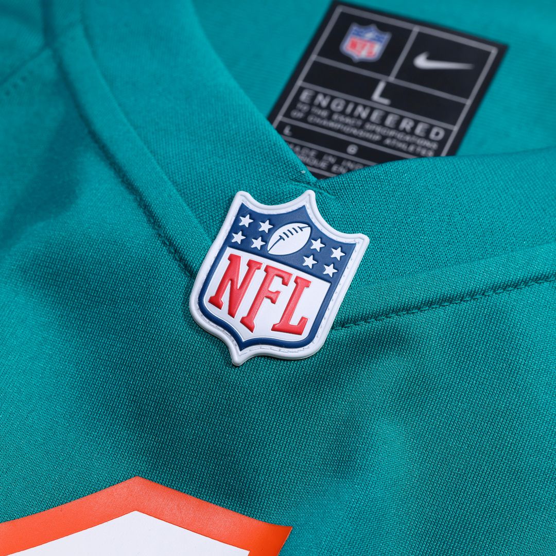 Jacob Rodriguez Miami Dolphins Nike Alternate Game Official Jersey - Aqua