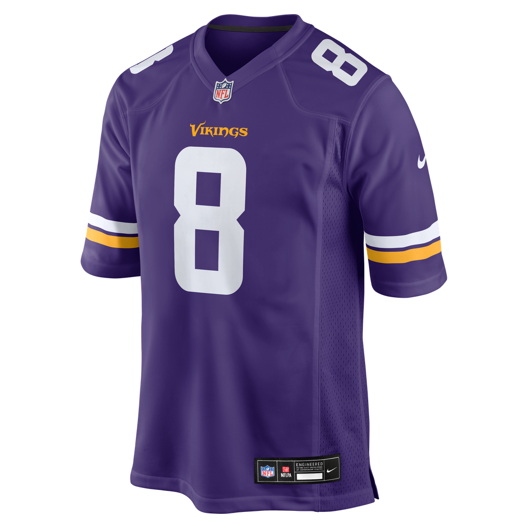 Jeff Okudah Minnesota Vikings Nike Team Game Jersey - Purple